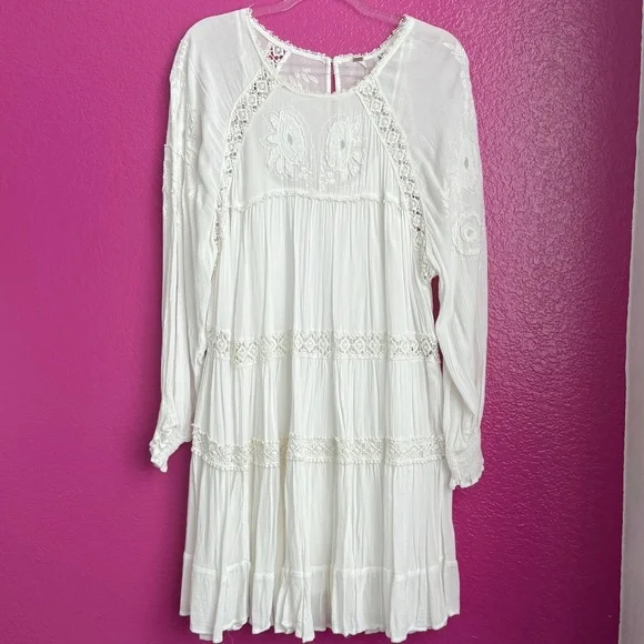 Free People White Mini Dress - Picture 3 of 11